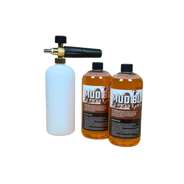 MUD BLASTER FOAMING WASH SOAP - PREMIUM KIT WITH PRESSURE WASHER CANNON