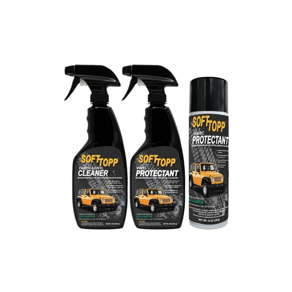 FABRIC & VINYL SOFT TOP CLEANER AND PROTECTANT KIT