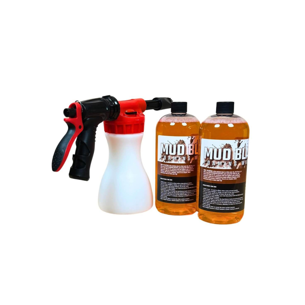 MUD BLASTER FOAMING WASH SOAP - PREMIUM KIT WITH GARDEN HOSE CANNON