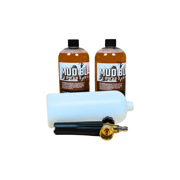 MUD BLASTER FOAMING WASH SOAP - PREMIUM KIT WITH PRESSURE WASHER CANNON