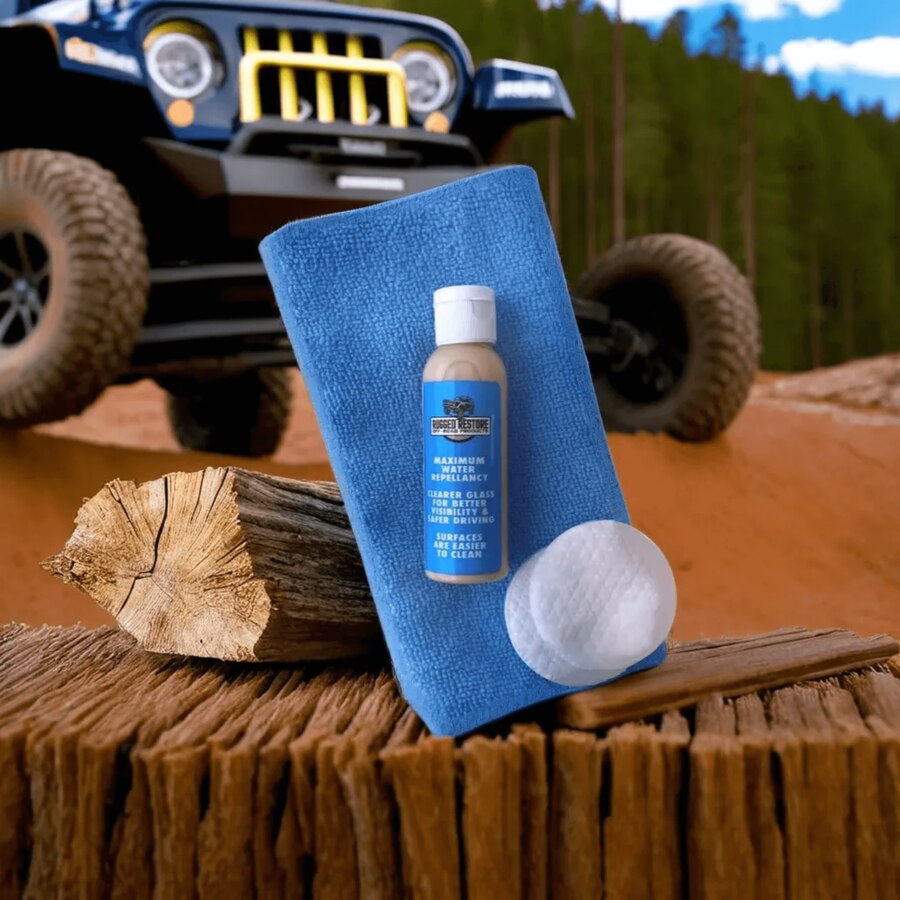 CLEAR VISION WATER REPELLANT GLASS COATING - Rugged Restore