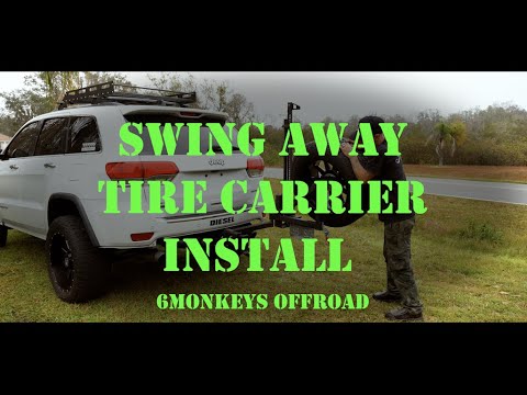 Universal Swing Out Tire Carrier by 6 Monkeys