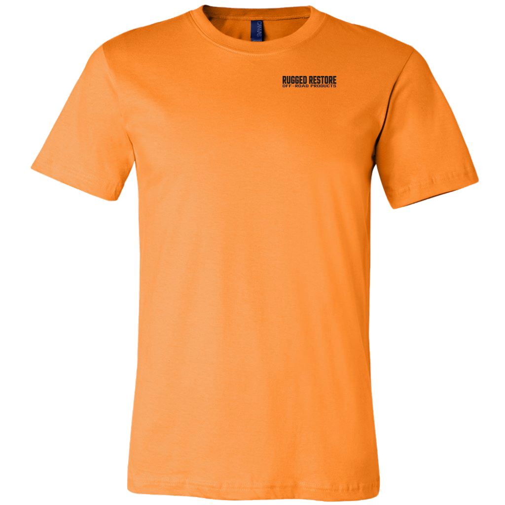 "Does This Tire Make My Butt Look Big?" T-Shirt - Light Colors T-shirt Canvas Mens Shirt Orange S