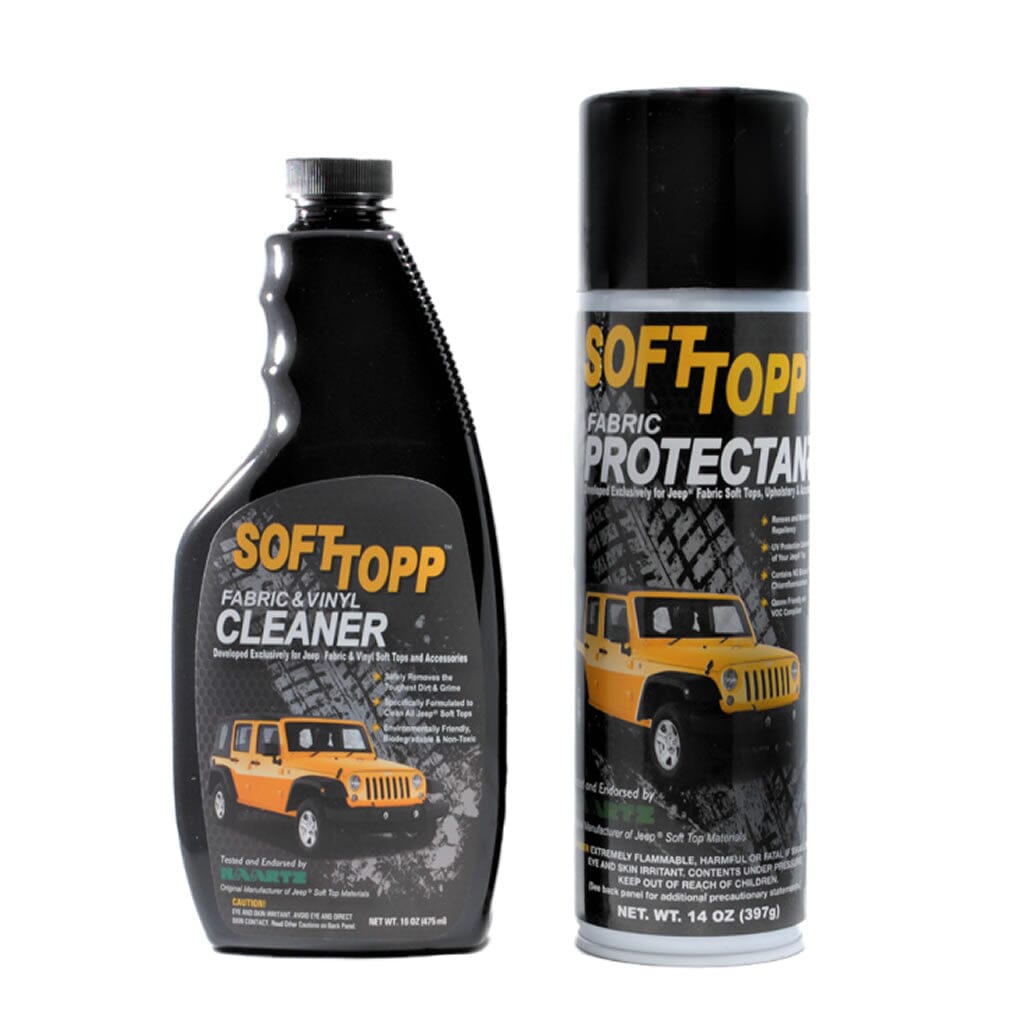 FABRIC & VINYL SOFT TOP CLEANER AND PROTECTANT KIT