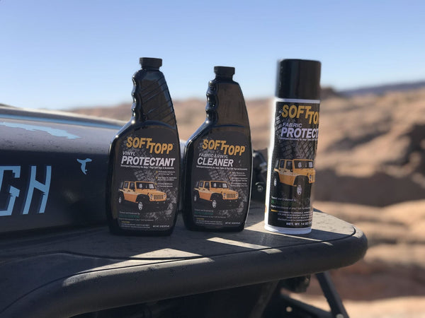 FABRIC & VINYL SOFT TOP CLEANER AND PROTECTANT KIT Vinyl Cleaner and Protectant 