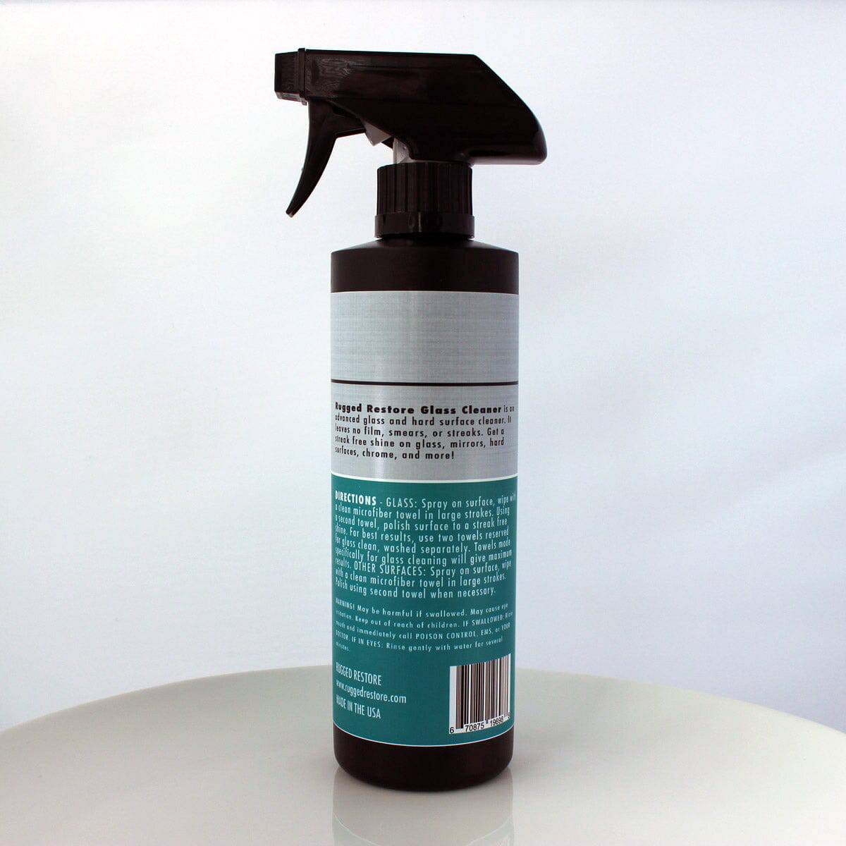 GLASS CLEANER Cleans Glass, Lexan, Plexiglass, & Soft Top Windows