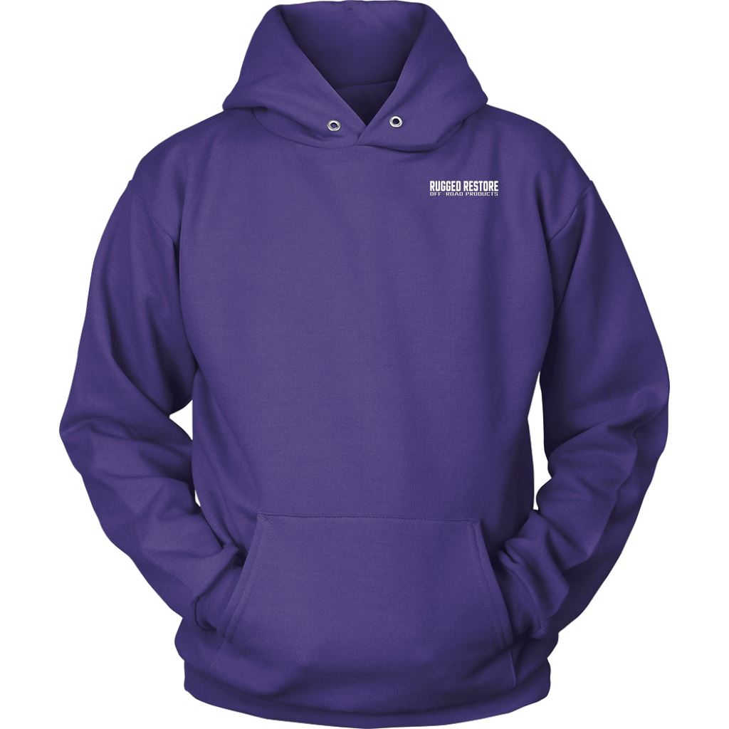 "Does This Tire Make My Butt Look Big?" Hoodie T-shirt Unisex Hoodie Purple S