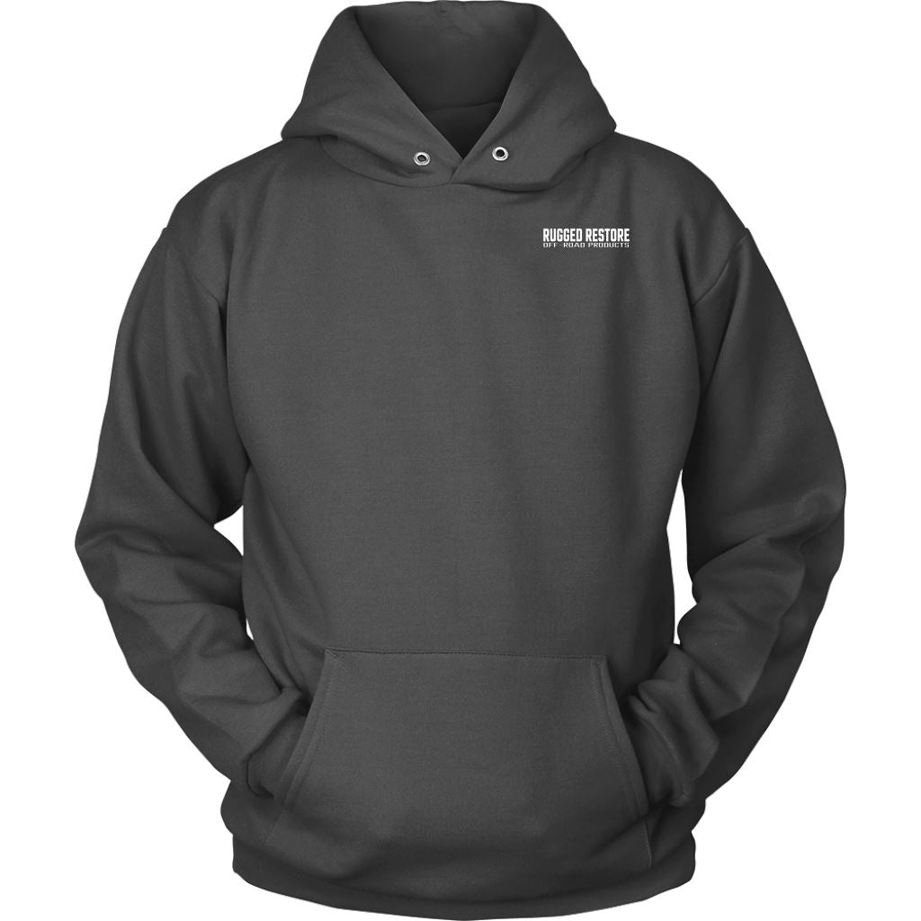 "Does This Tire Make My Butt Look Big?" Hoodie T-shirt Unisex Hoodie Charcoal S