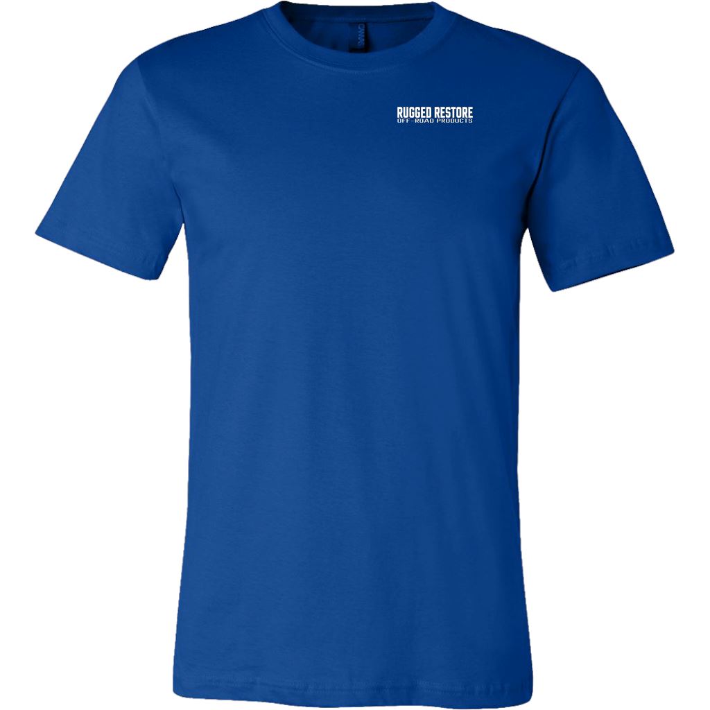 "Does This Tire Make My Butt Look Big?" T-Shirt - Dark Colors T-shirt Canvas Mens Shirt True Royal S