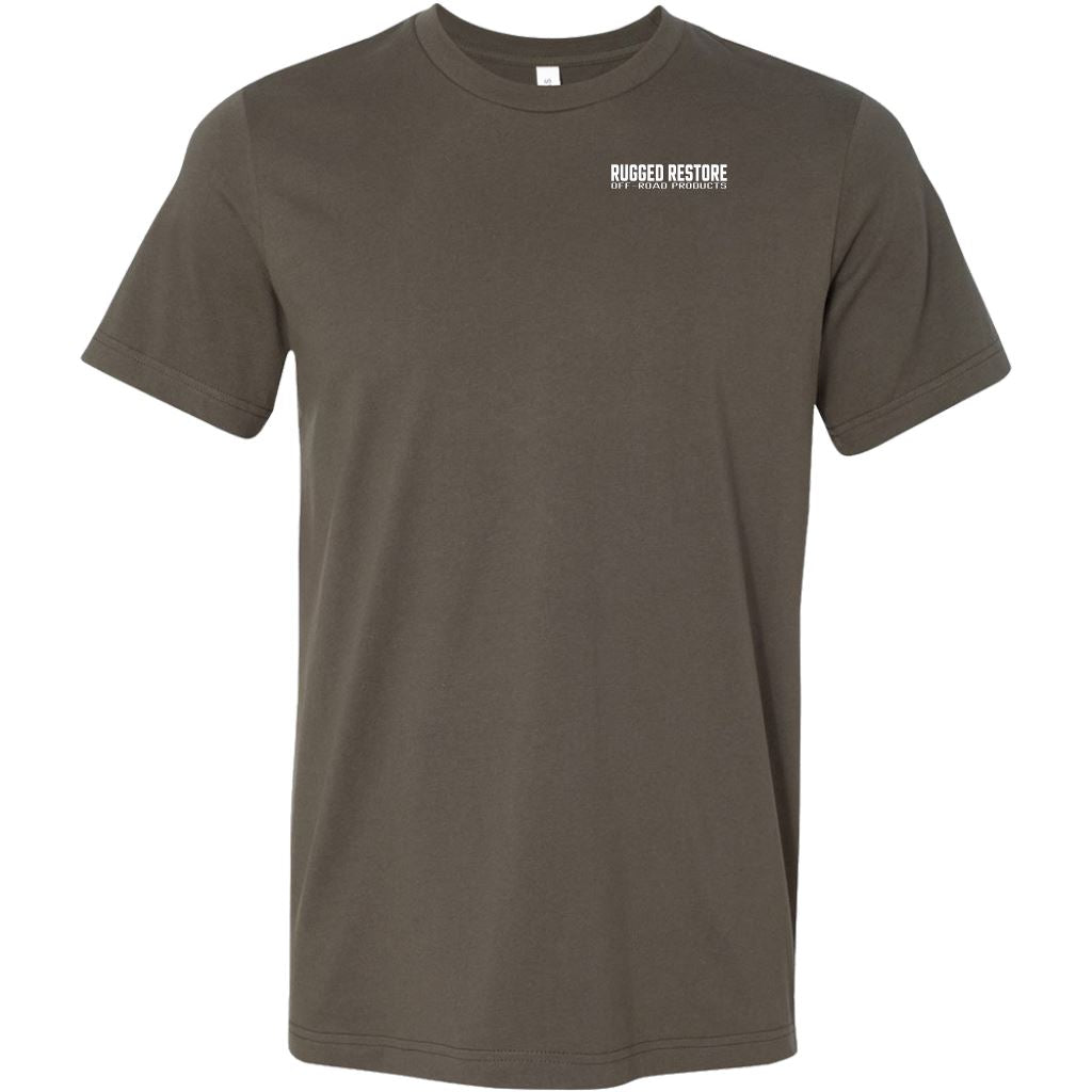 "Does This Tire Make My Butt Look Big?" T-Shirt - Dark Colors T-shirt Canvas Mens Shirt Army S
