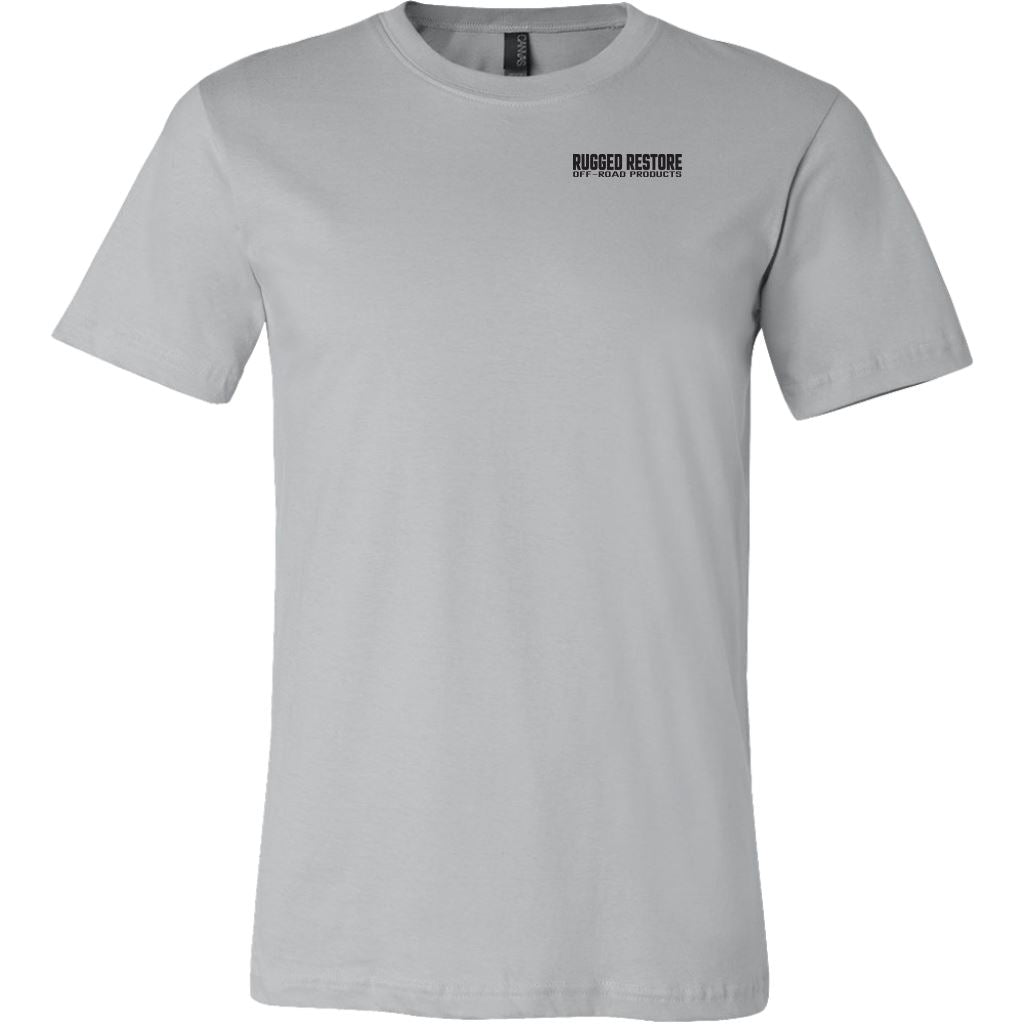 "Does This Tire Make My Butt Look Big?" T-Shirt - Light Colors T-shirt Canvas Mens Shirt Silver M