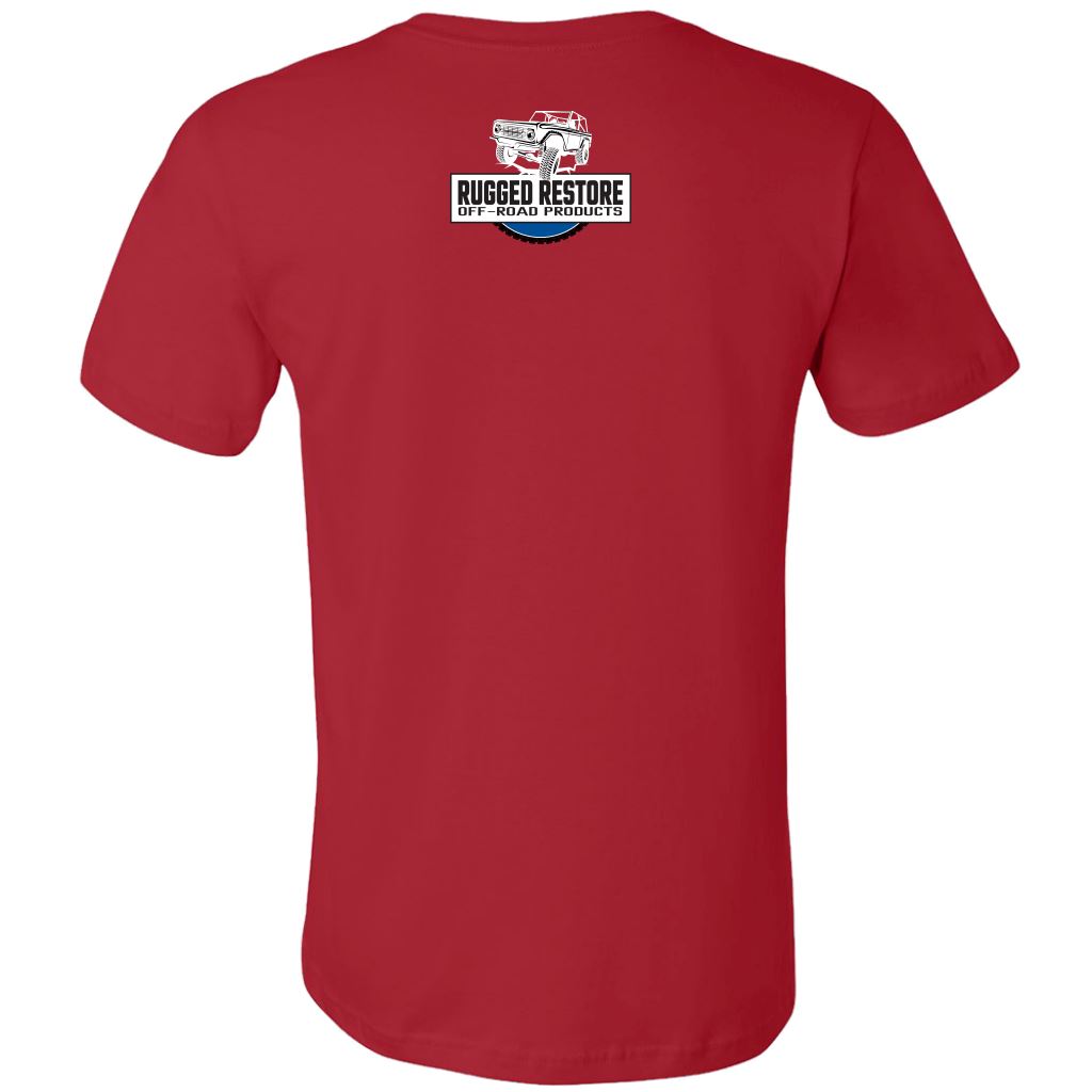 DON'T BE AFRAID TO GET DIRTY MEN'S FITTED TEE - DARK T-shirt 