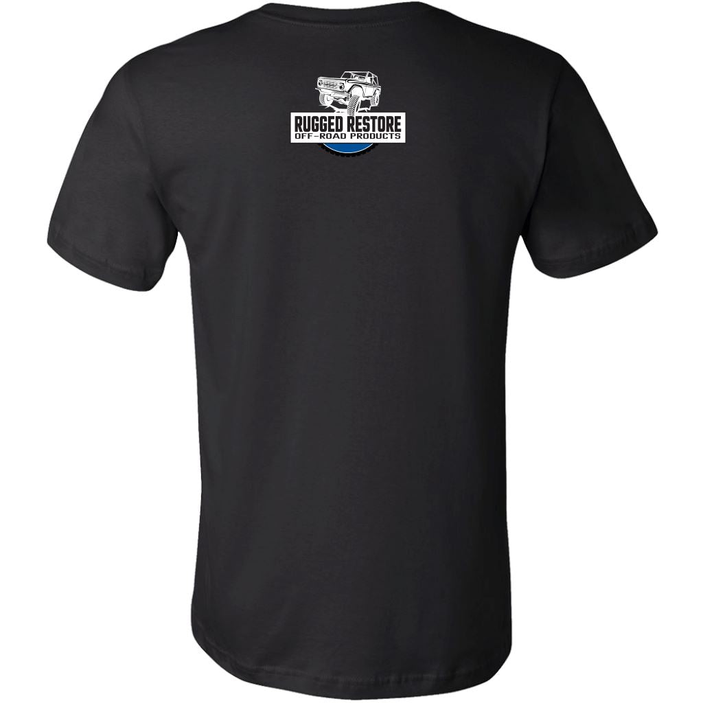 DON'T BE AFRAID TO GET DIRTY MEN'S FITTED TEE - DARK T-shirt 
