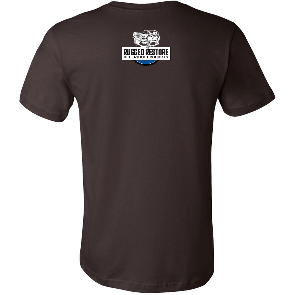 DON'T BE AFRAID TO GET DIRTY MEN'S FITTED TEE - DARK T-shirt 