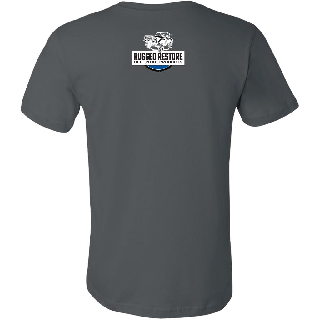 DON'T BE AFRAID TO GET DIRTY MEN'S FITTED TEE - DARK T-shirt 