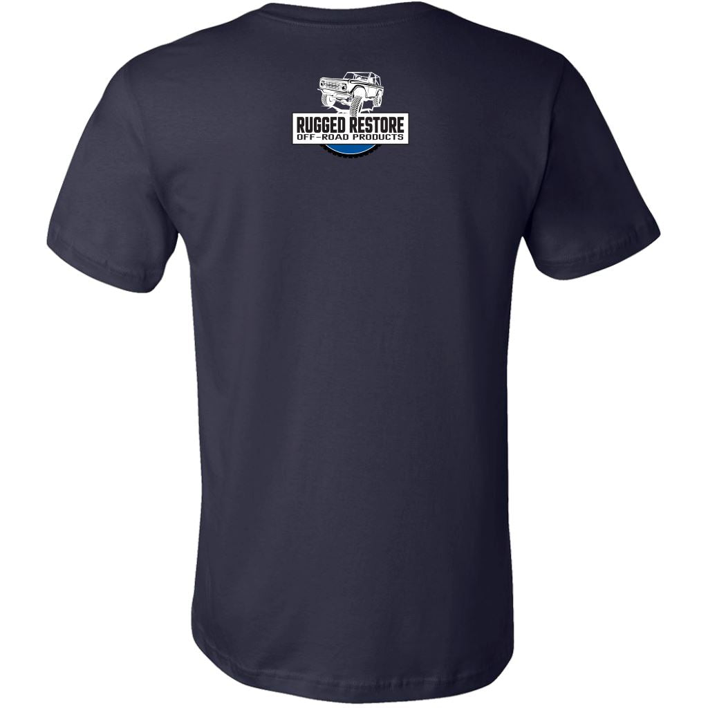 DON'T BE AFRAID TO GET DIRTY MEN'S FITTED TEE - DARK T-shirt 