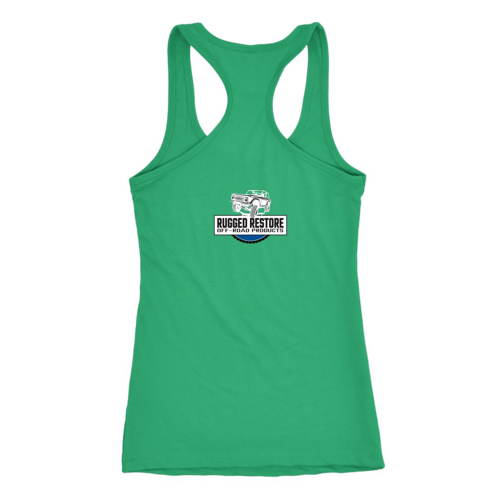 DON'T BE AFRAID TO GET DIRTY RACERBACK TANK - DARK T-shirt 