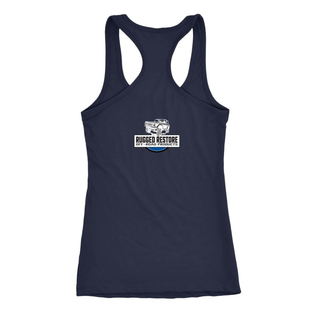 DON'T BE AFRAID TO GET DIRTY RACERBACK TANK - DARK T-shirt 