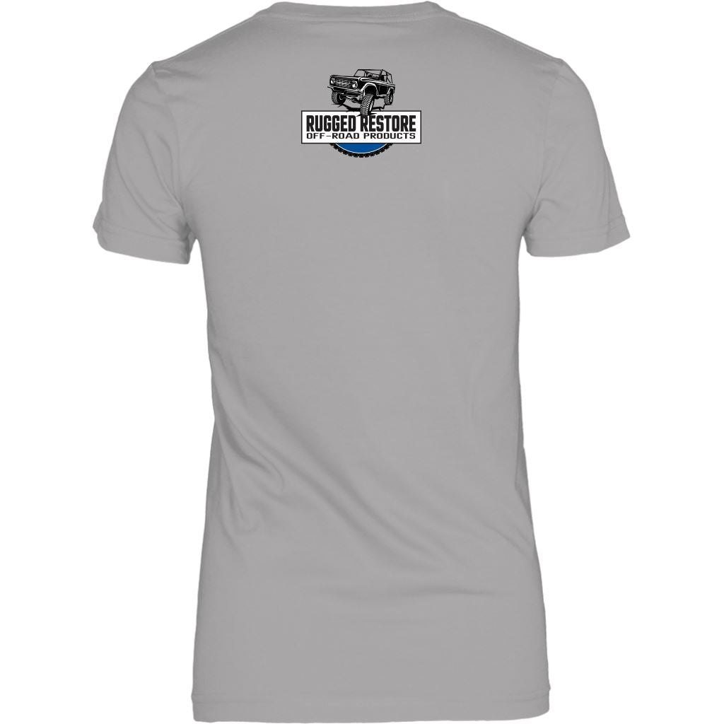 DON'T BE AFRAID TO GET DIRTY WOMEN'S FITTED TEE - LIGHT T-shirt 