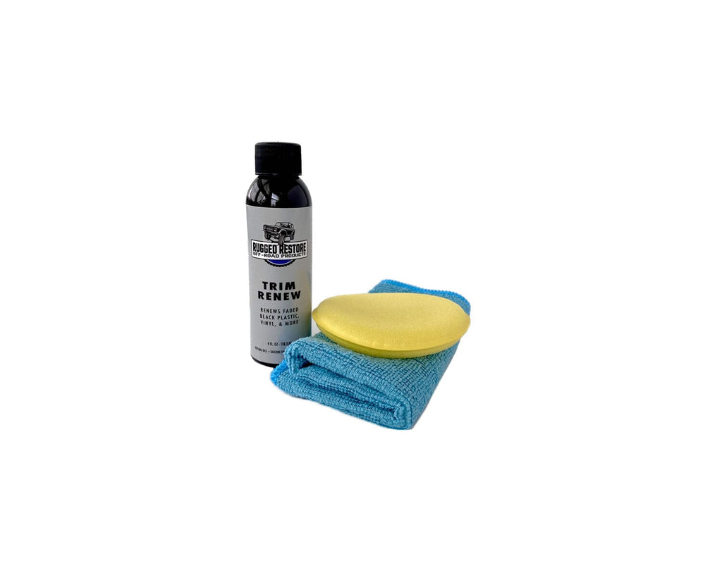 TRIM RENEW BLACK TRIM RESTORER Trim Restorer 4oz Trim Renew Kit - Black 